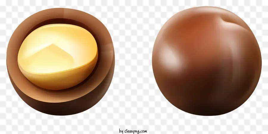 Huevo De Chocolate，Huevo Realista PNG