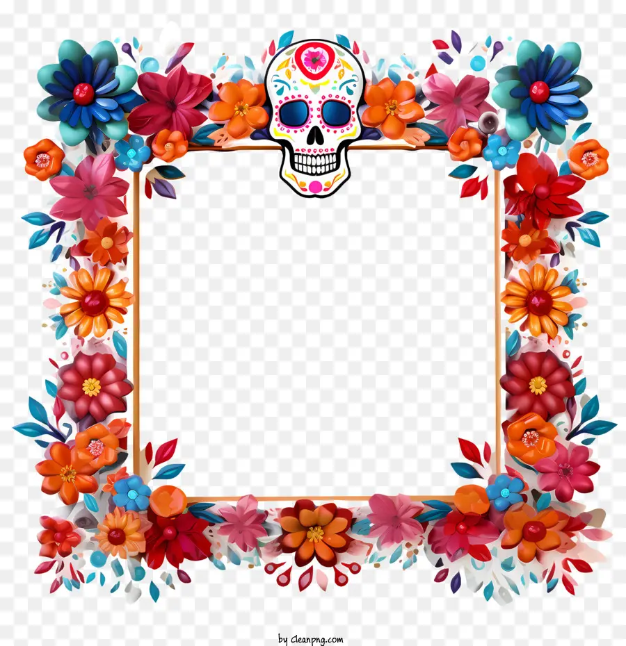 Dia De Muertos，Cráneo Del Azúcar PNG