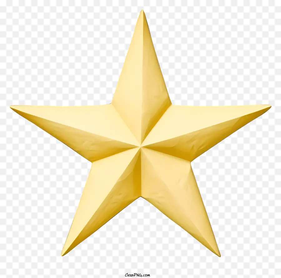 Estrella De Oro，Estrella De Cinco Puntas PNG