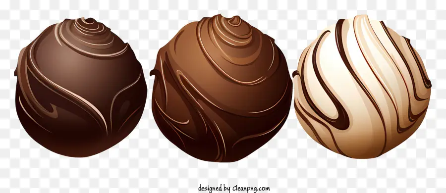 Diseños De Chocolate，Textura Cremosa PNG