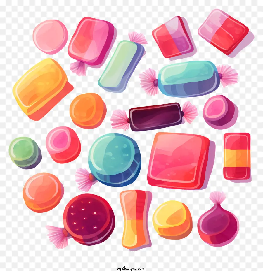 Dulces，Jelly Beans PNG