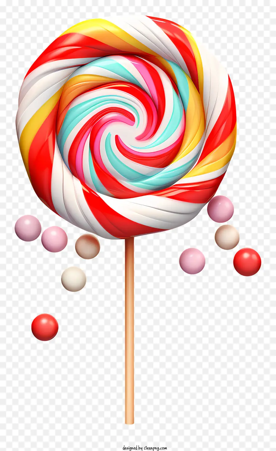 Paleta De Caramelo，Dulces Coloridos PNG