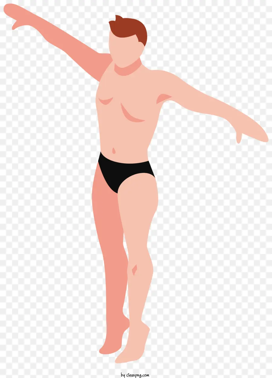 Hombre En Bikini，Bikini Negro PNG