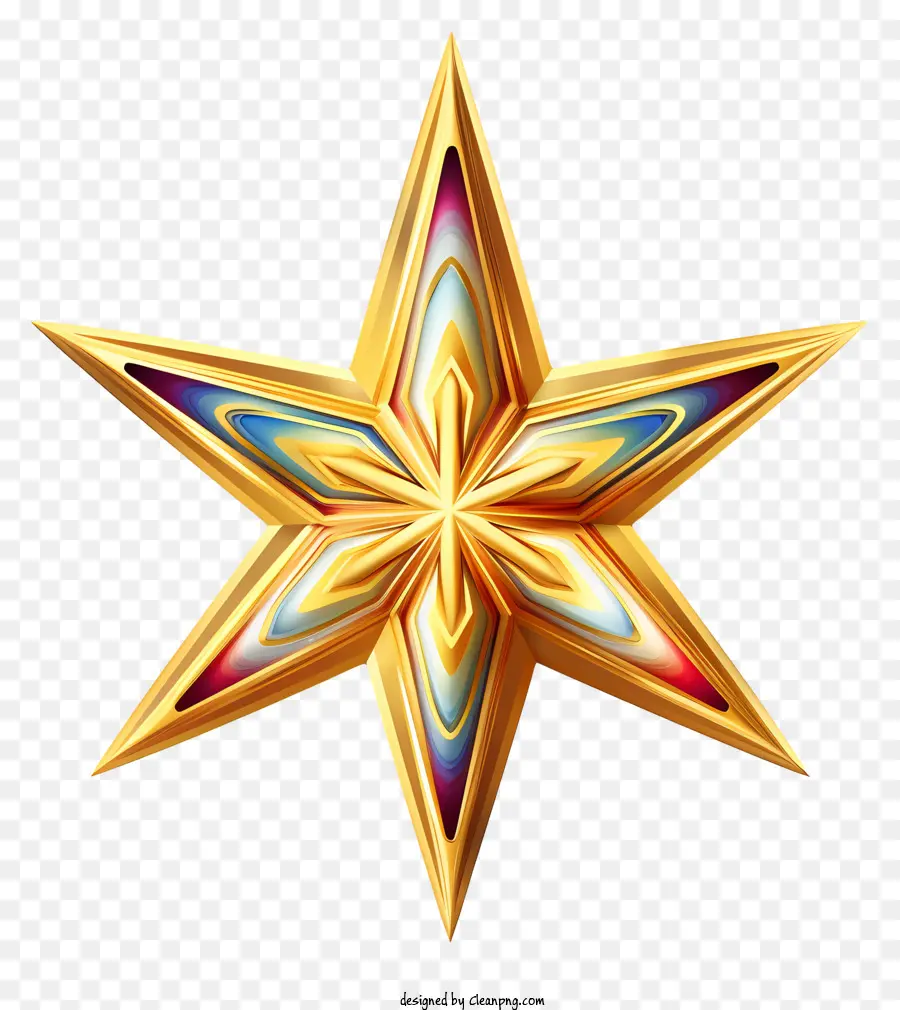 Estrella De Oro，Estrella Resplandeciente PNG