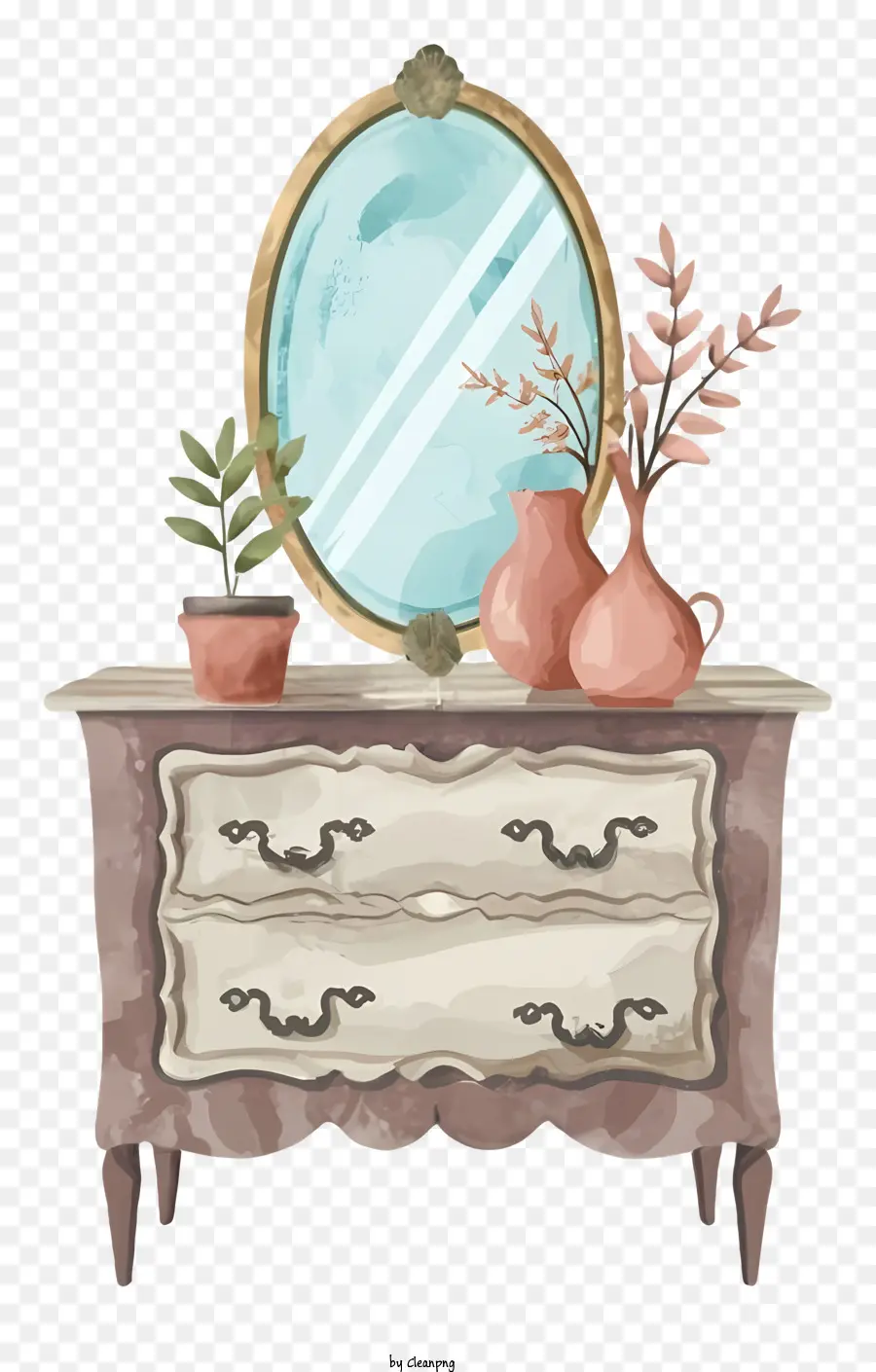 Dresser，Espejo PNG