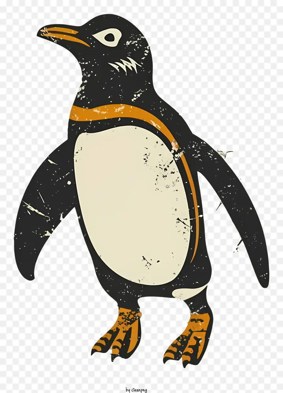 Pingüino，Dos Piernas PNG
