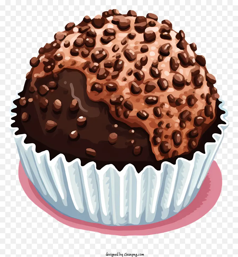 Pastel De Chocolate，Chips De Chocolate PNG