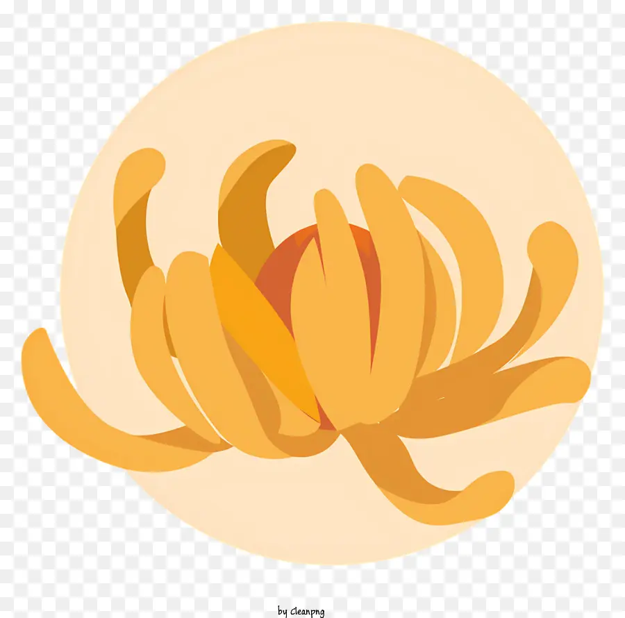 Flor Amarilla Grande，Flor Amarilla PNG