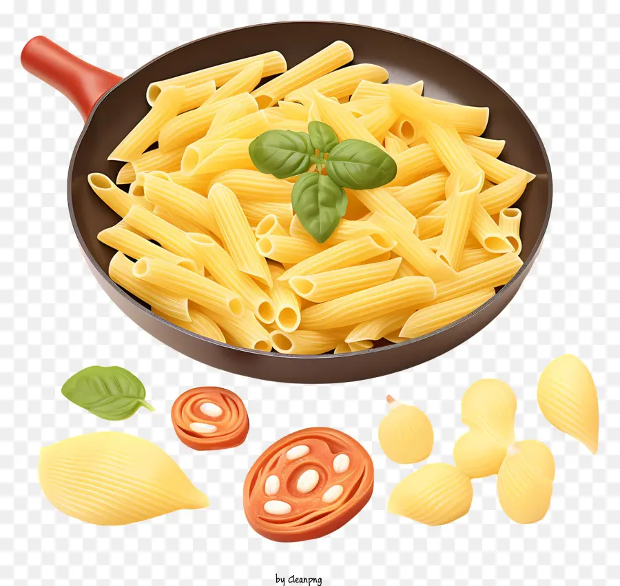 Espaguetis，Pasta En Sartén PNG