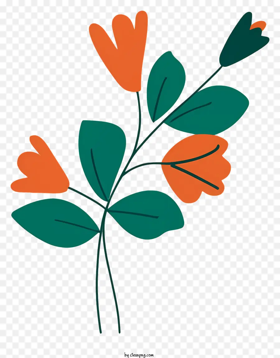 Flor，Naranja PNG