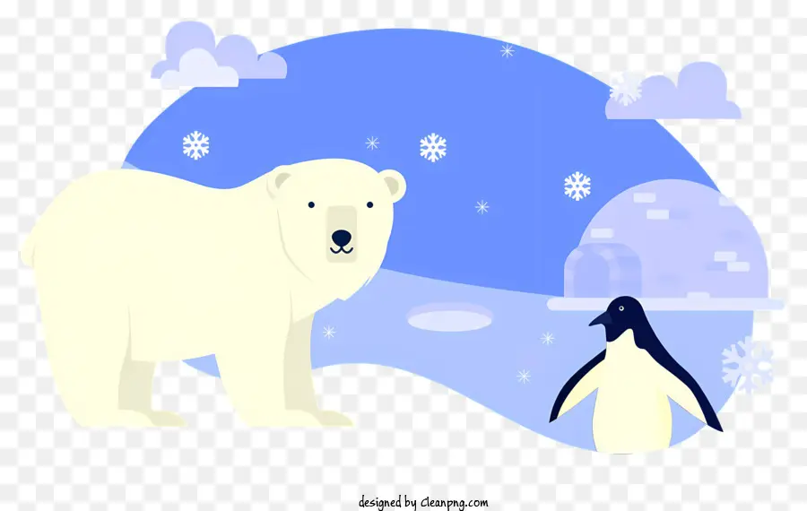 Oso Polar，Pingüino PNG