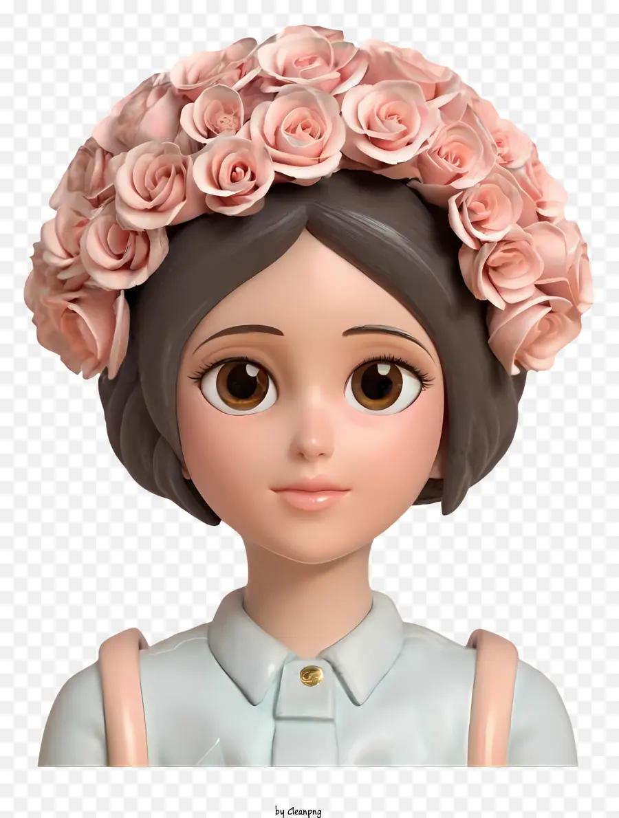 Flower Crown，Rosas De Color Rosa PNG