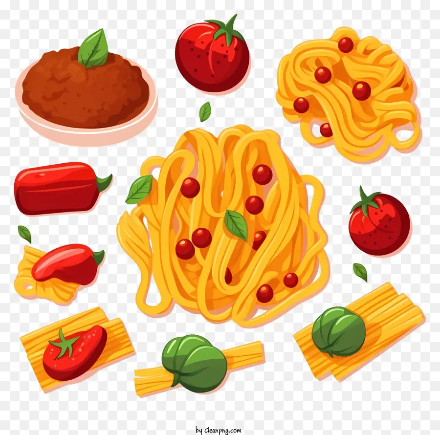 Platos De Pasta，Espaguetis PNG