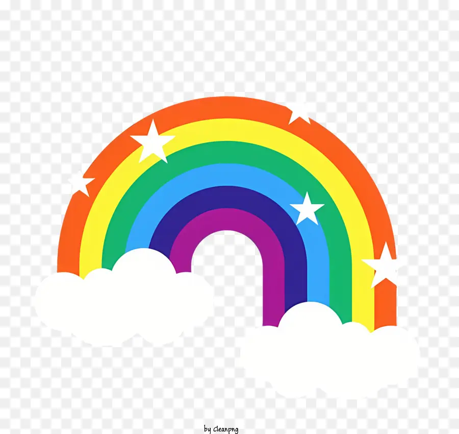 Arco Iris，Las Nubes PNG