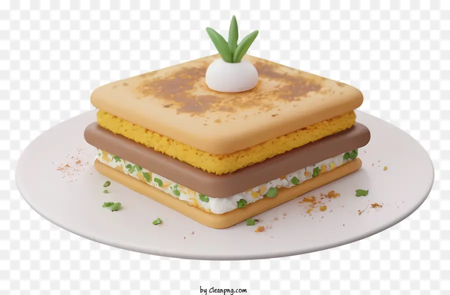 Sándwich，Postre PNG