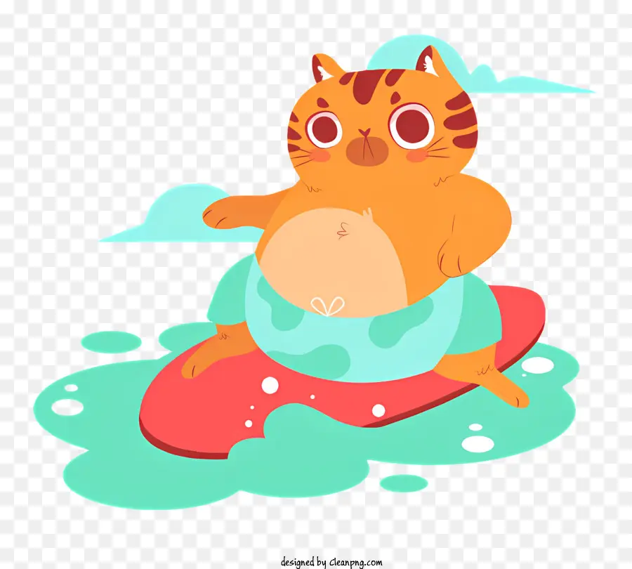 Gato，Tabla De Surf PNG