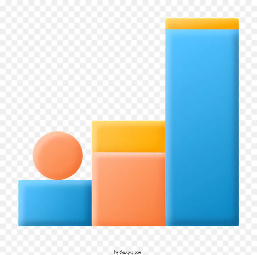 Bar Graph，La Barra Azul PNG