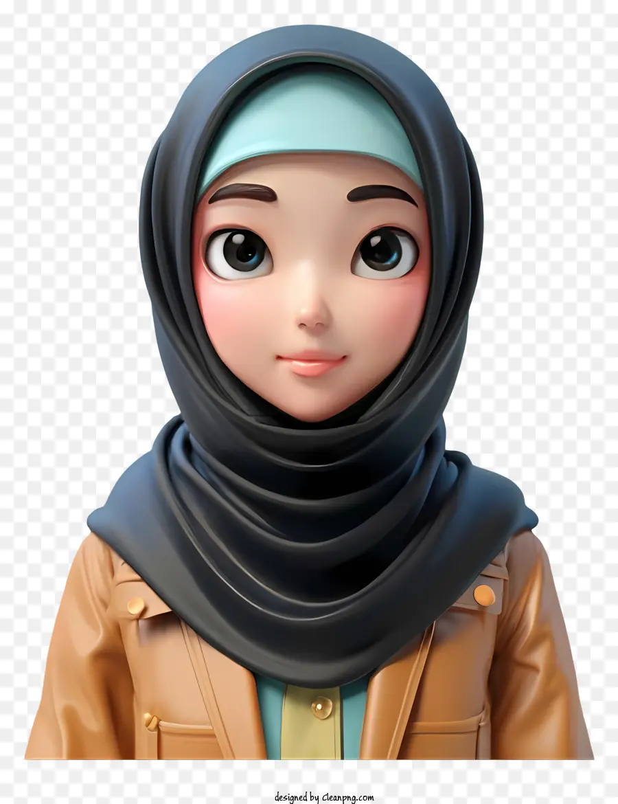 Mujer En Hijab，Hijab Moda PNG