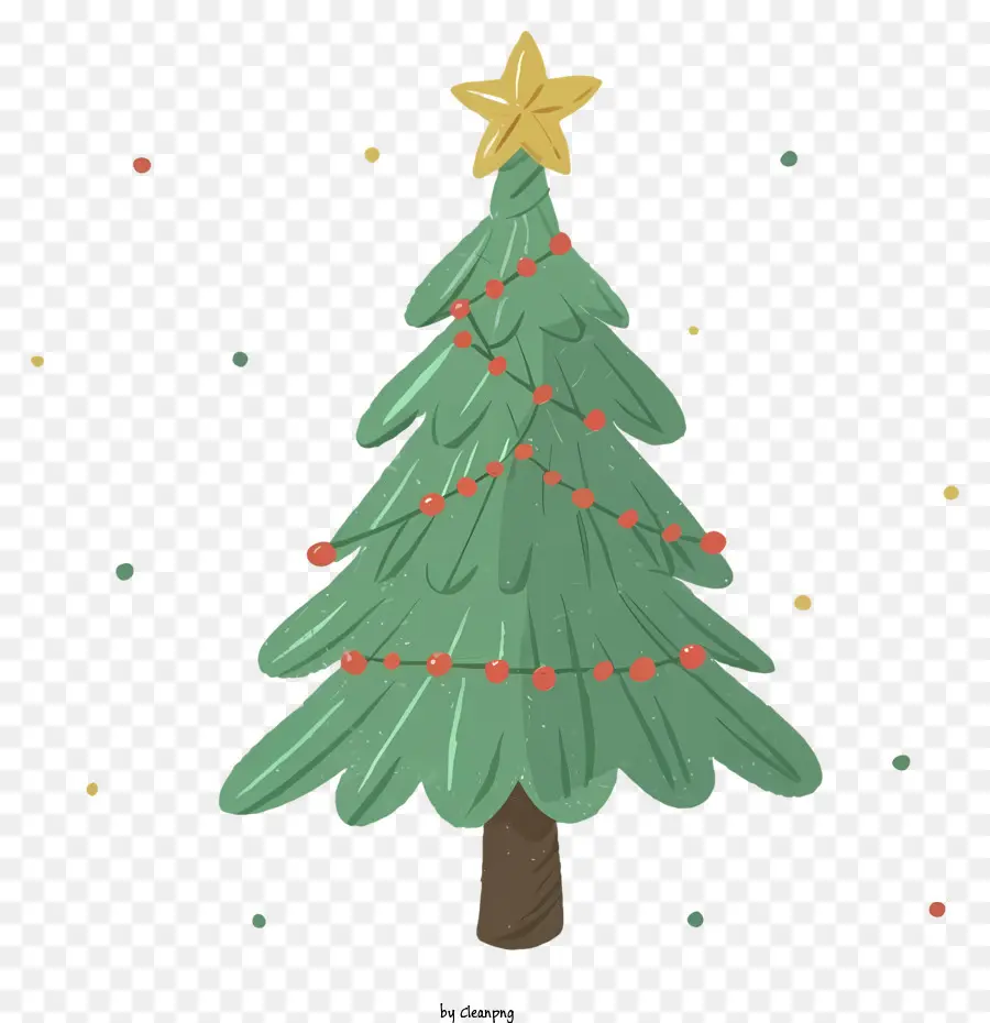 árbol De Navidad，Estrella PNG