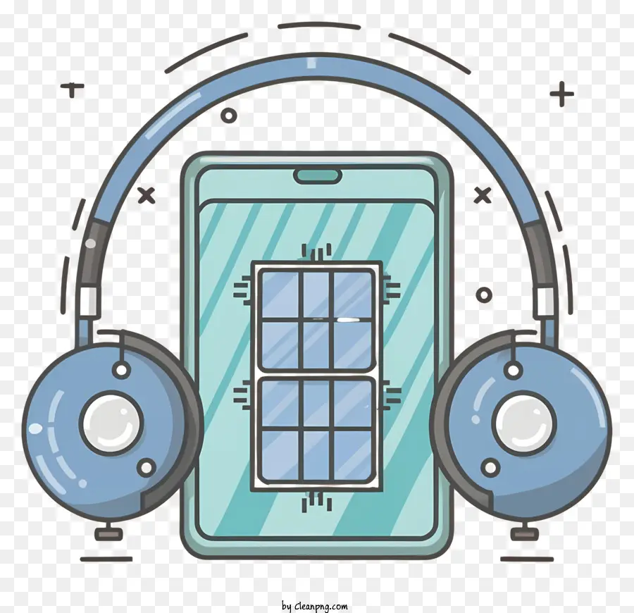 Auriculares，Smartphone PNG