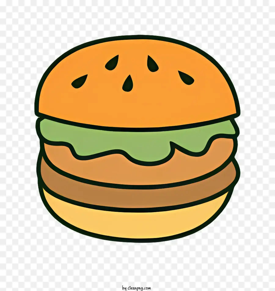 De Dibujos Animados De La Hamburguesa，Imagen De Hamburguesas PNG