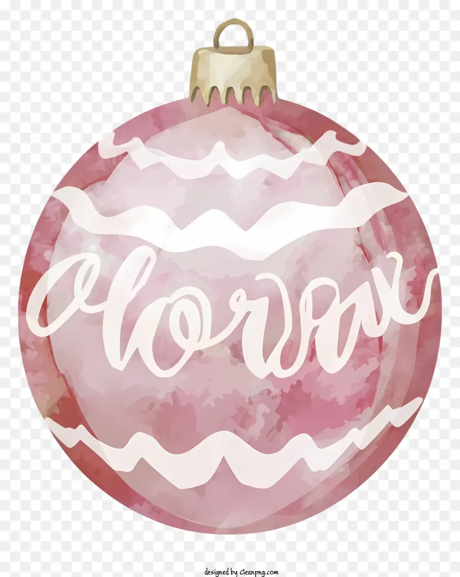 Adorno Navideño Acuarela，Adorno De Navidad PNG