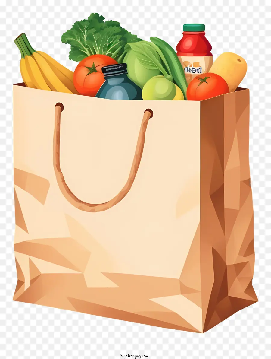 Bolsa De Compras，Frutas PNG