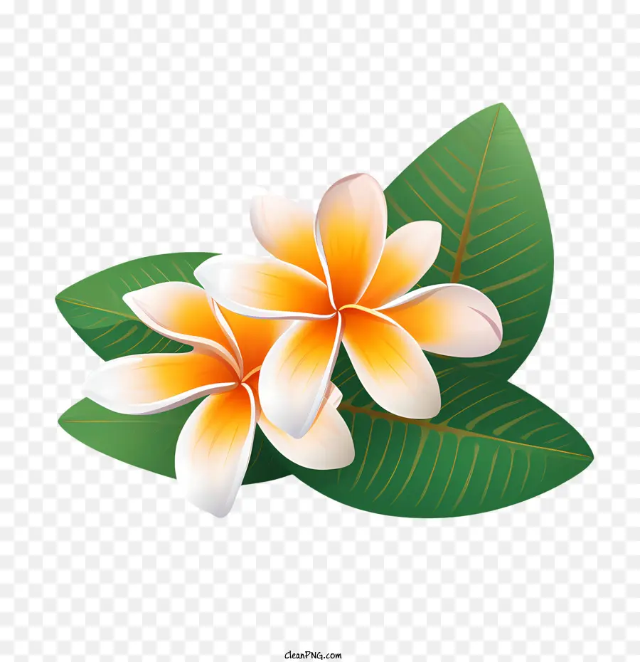 Flor De Plumeria，Flores Amarillas PNG