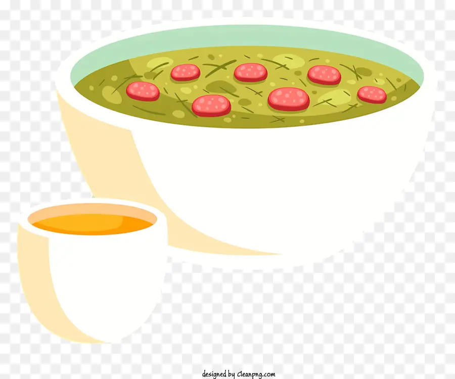 Sopa Verde，Plato De Sopa PNG