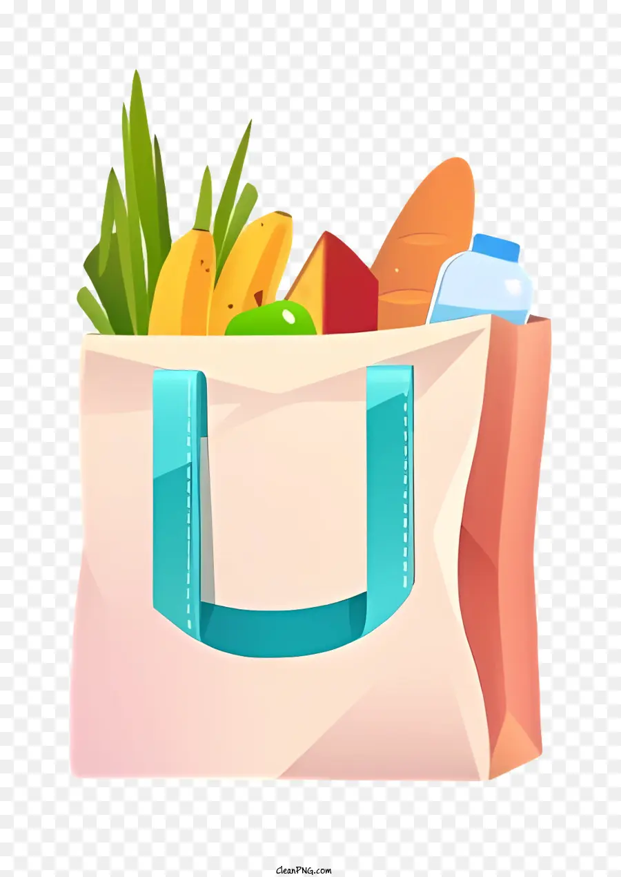 Bolsa De Compras，Frutas Y Verduras PNG