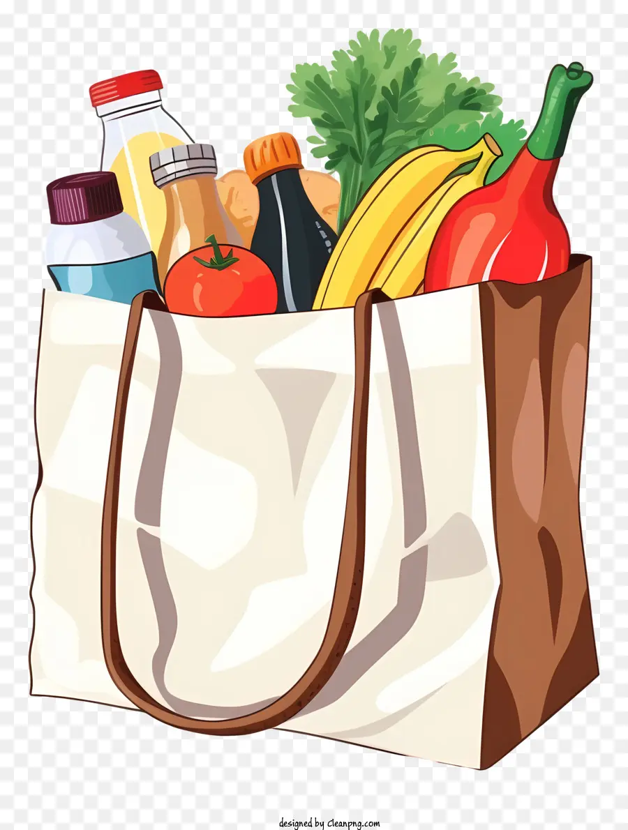 Bolsa De Compras，Los Productos Enlatados PNG