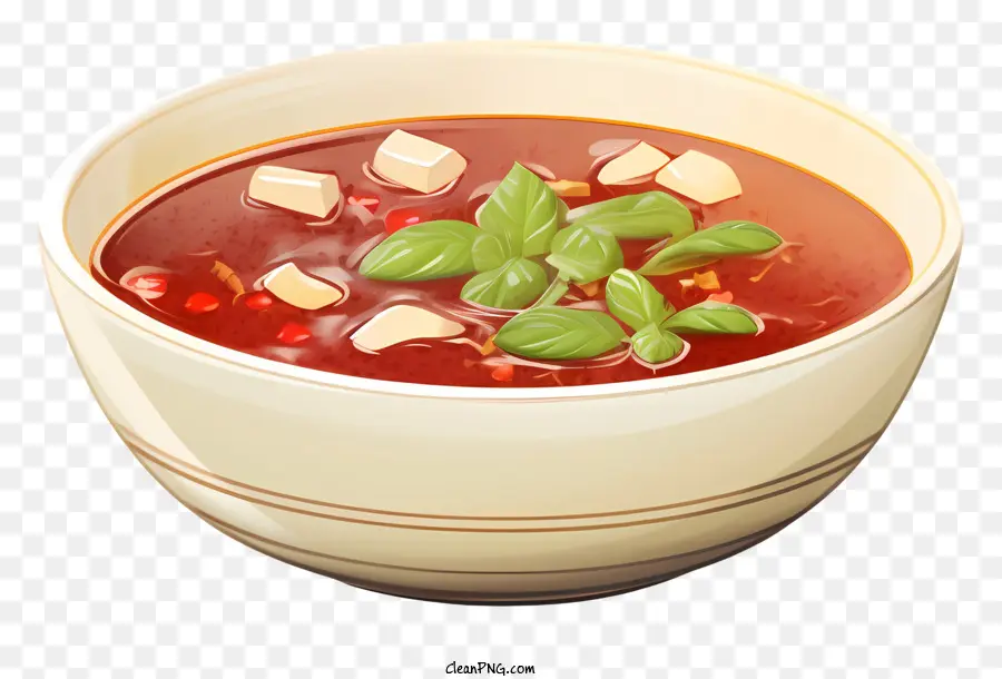 Plato De Sopa，Cebollas Verdes PNG