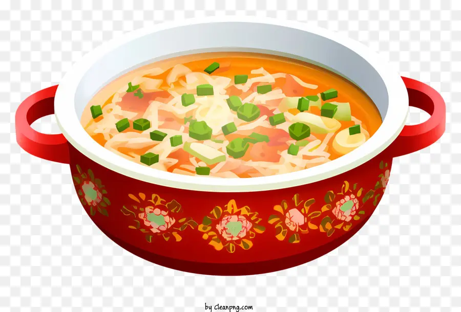 Rojo De Bote，Plato De Sopa PNG