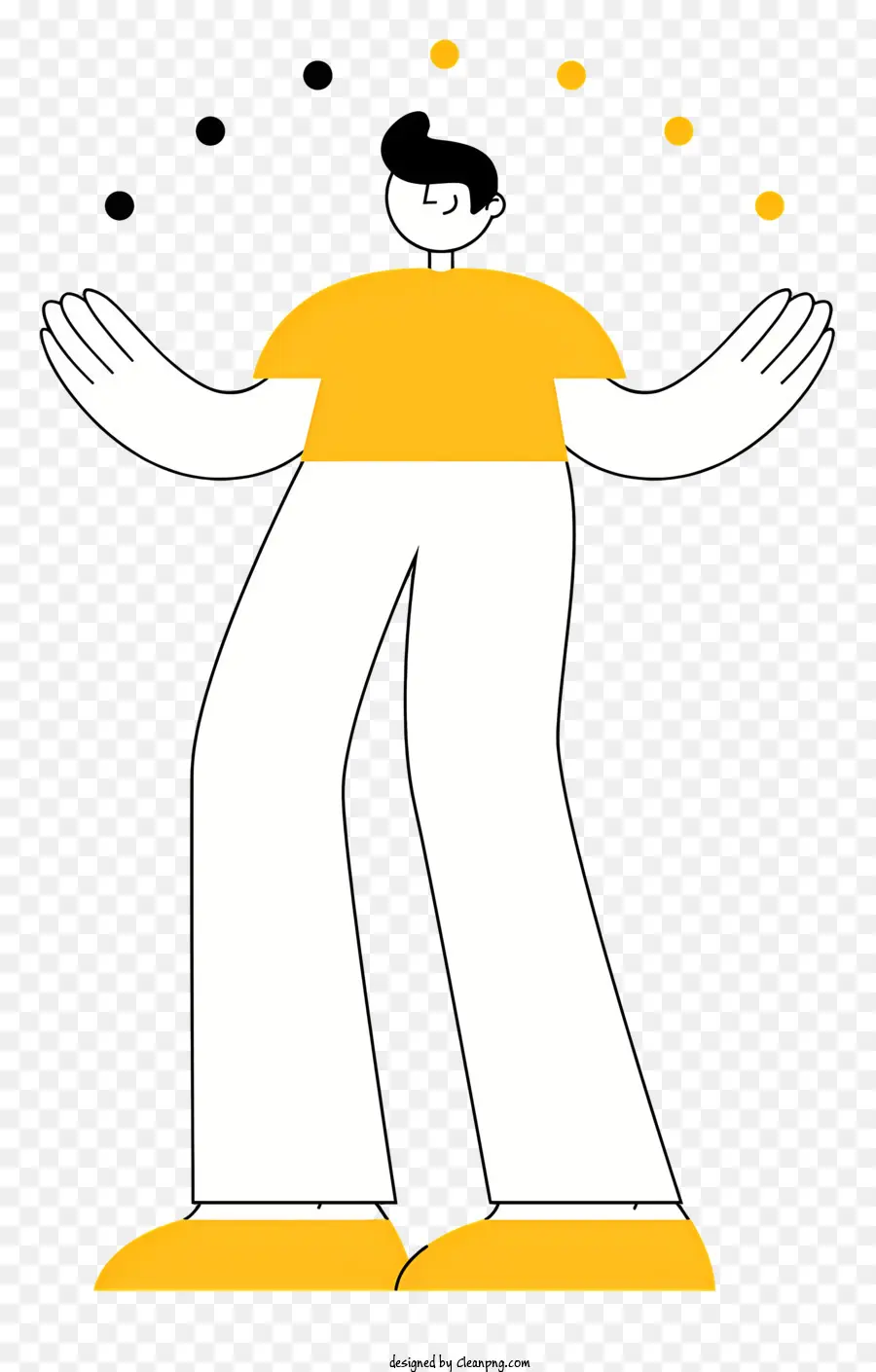 Postura De Yoga，Persona Haciendo Malabarismos PNG