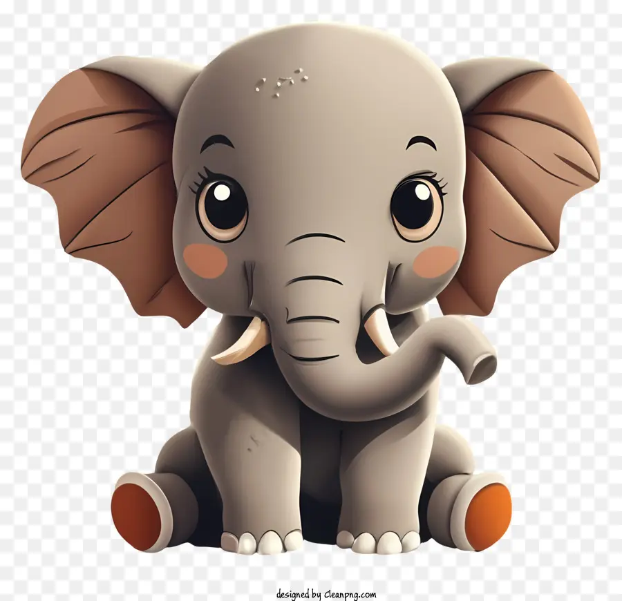 Elefante，Adorable PNG