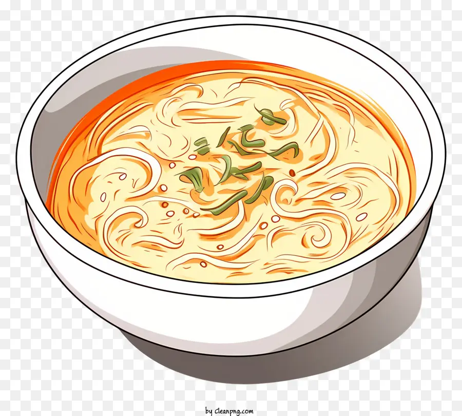 Tazón De Sopa，Salsa Blanca Cremosa PNG