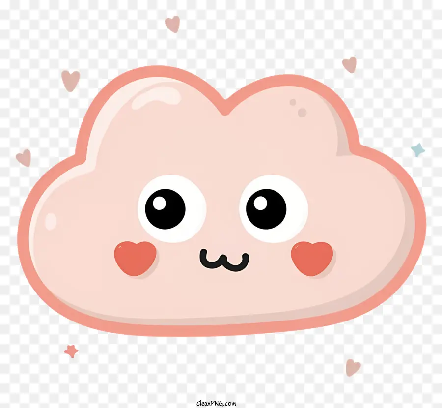 Lindo Nube，De Dibujos Animados En La Nube PNG