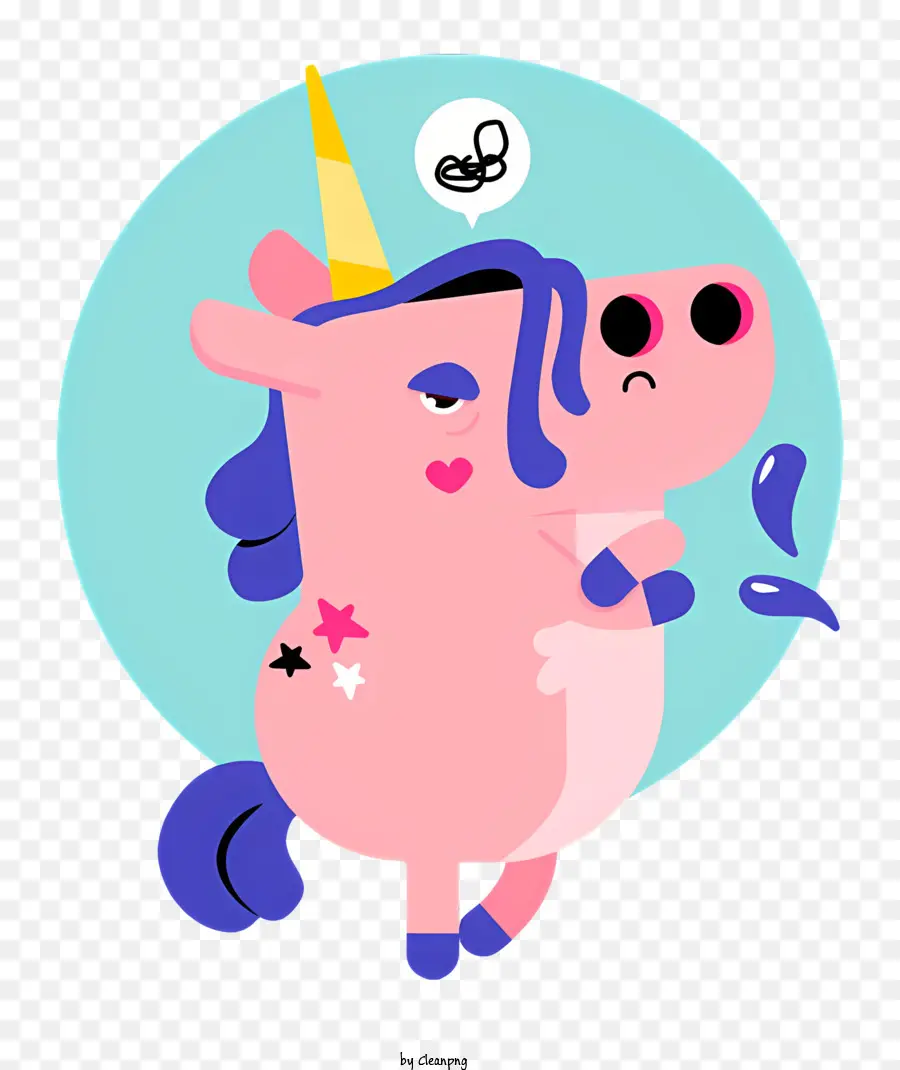 Unicornio Rosa，Imagen De Dibujos Animados PNG