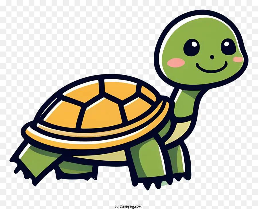 Lindo Tortuga，Tortuga Sonriente PNG