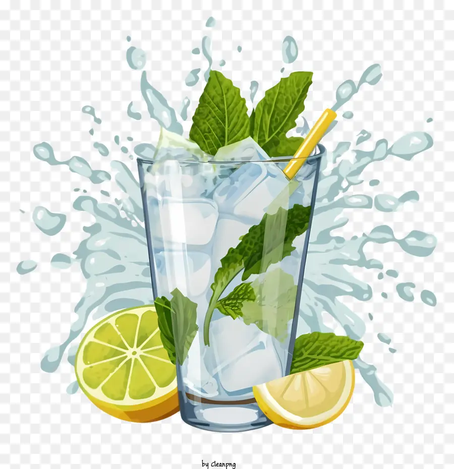 Bebida Refrescante，Limonada PNG