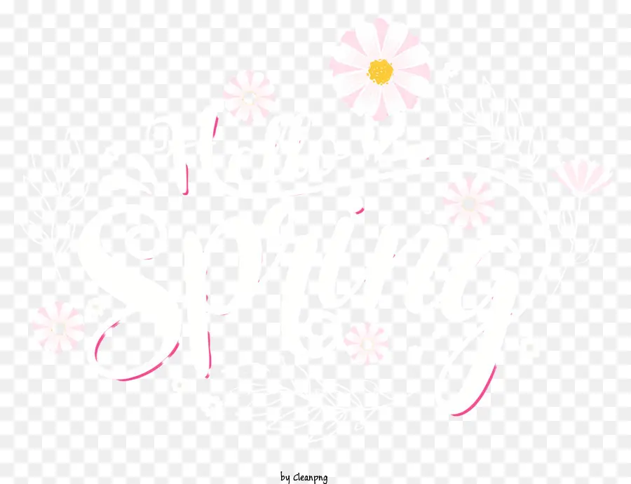 Hola Primavera，Floral De La Frontera PNG