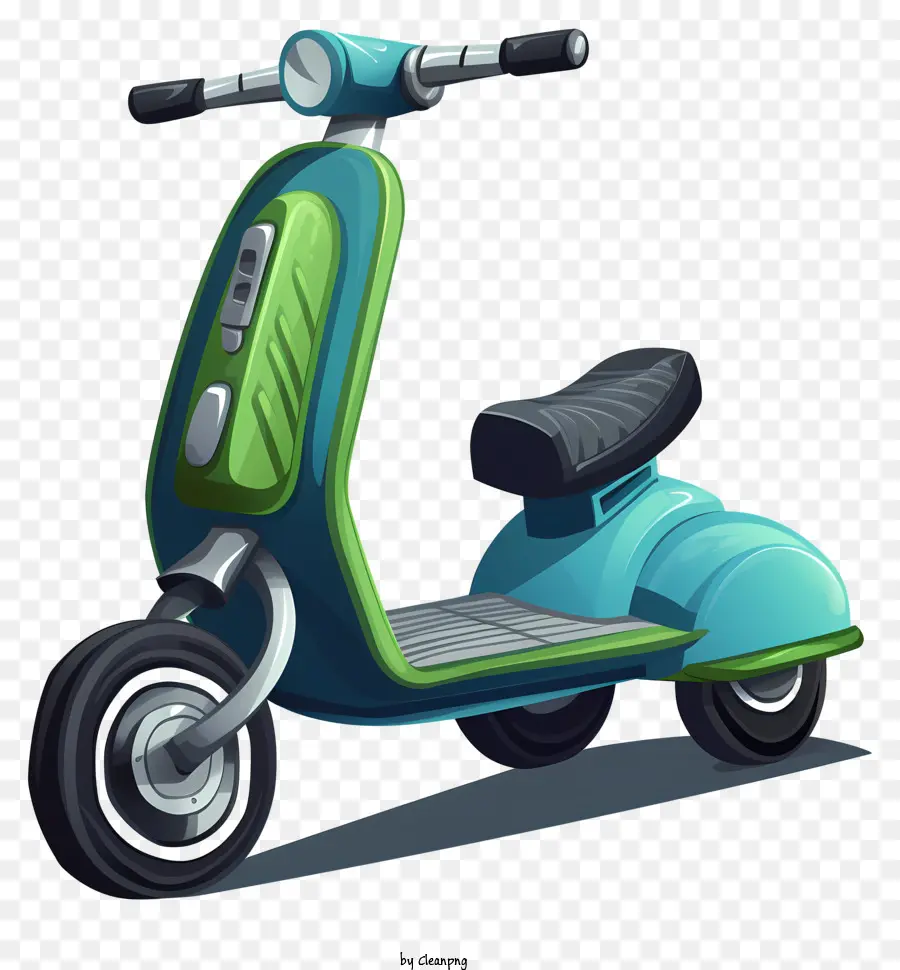 Scooter Verde，Motoneta PNG