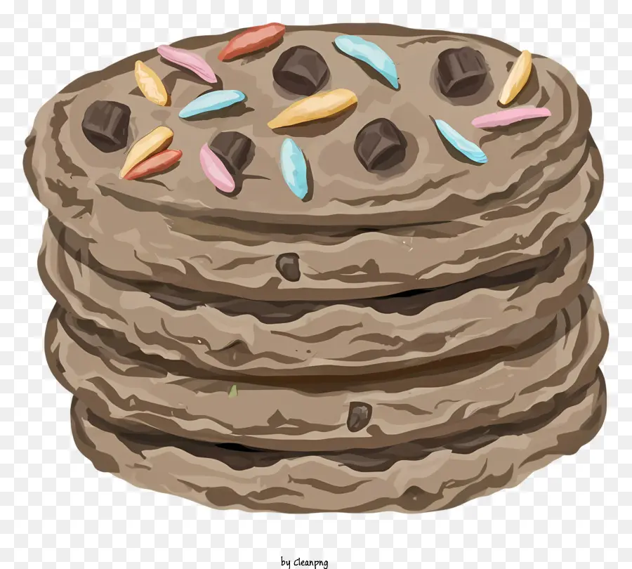 Galletas Con Chispas De Chocolate，Galletas De Chocolate PNG