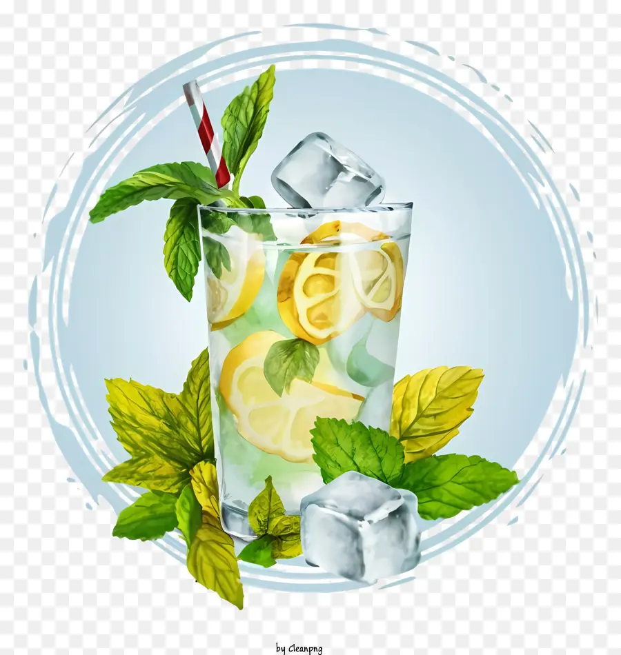 Limonada，Vaso De Limonada PNG