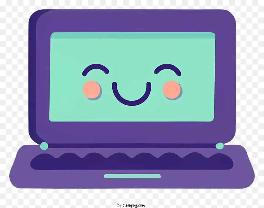 Computadora Portatil，Computadora Portátil Sonriente PNG