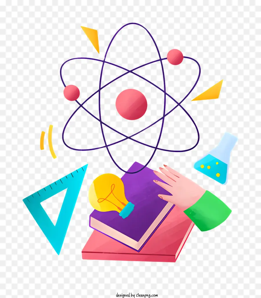 La Ciencia，átomo PNG