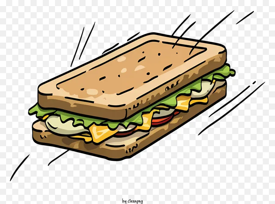 Sándwich，Pan PNG