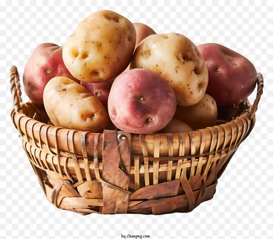 Canasta Tejida，Patatas PNG