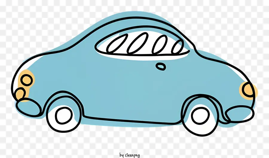 Coche Pequeño，Coche Azul PNG