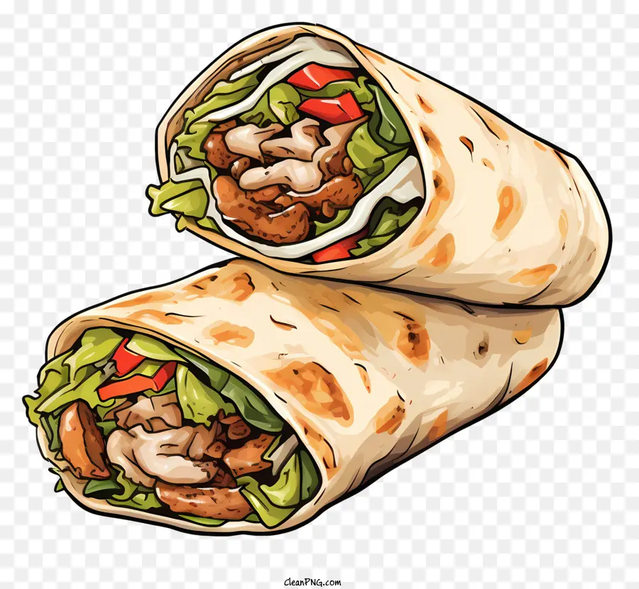 Burrito，Pollo PNG